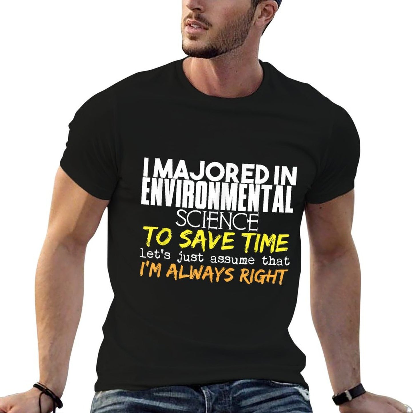 Environmental Science Major Gift for Back to School Gift  Versatile T-Shirt