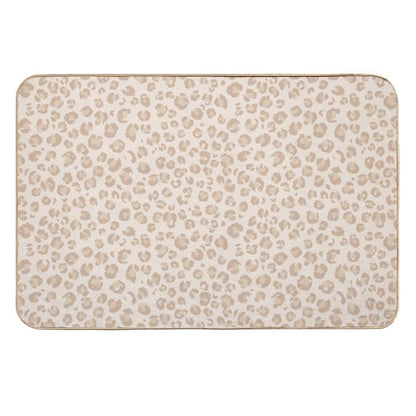 Beige Animal Print Home Decor by Erin Kendal  Dirt-Trapping Bath Mat