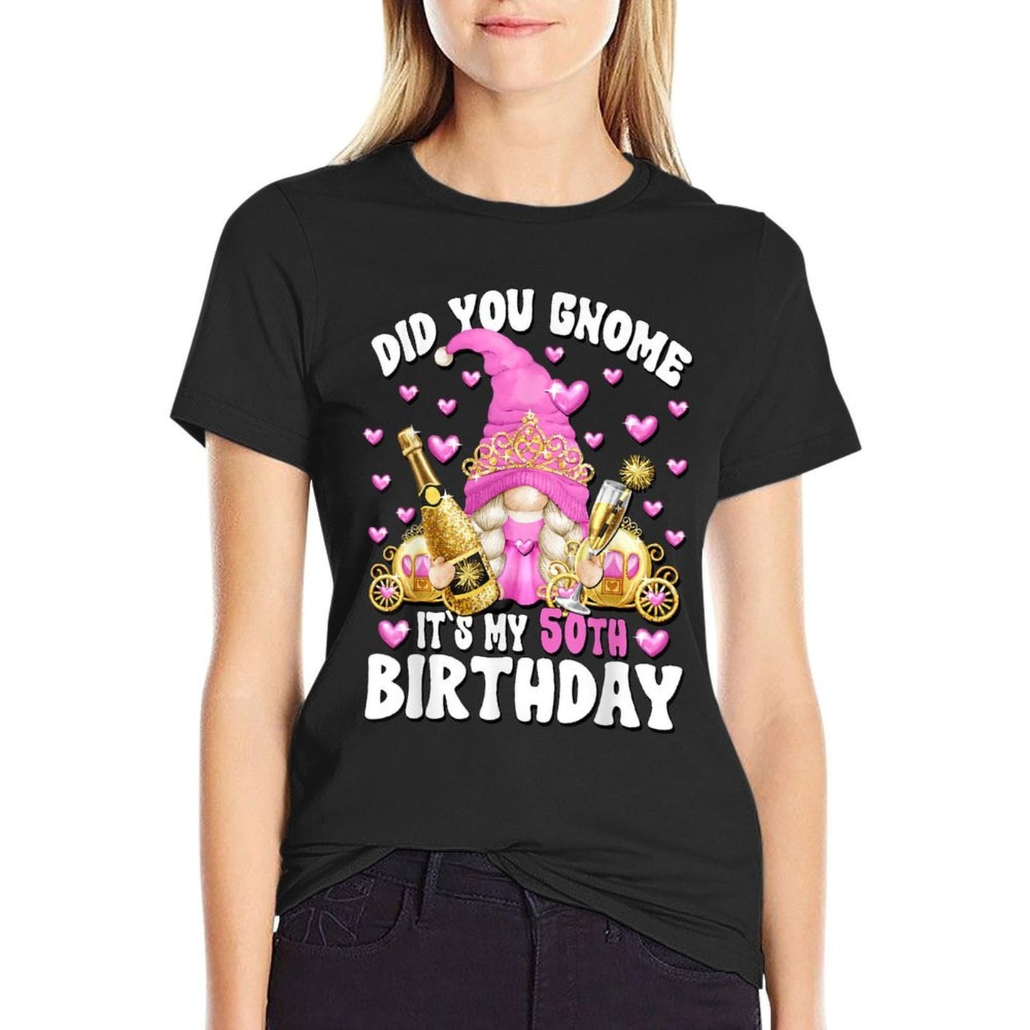 Its My Birthday Gnome For 50 Years Old Women 50th Birthday  Soft T-Shirt