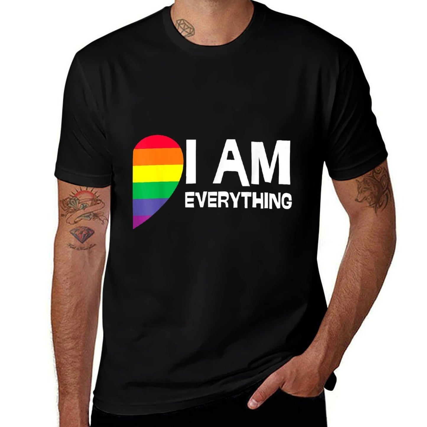 I Have Everything I Need I Am Everything Lesbian Couple LGBT  Versatile T-Shirt