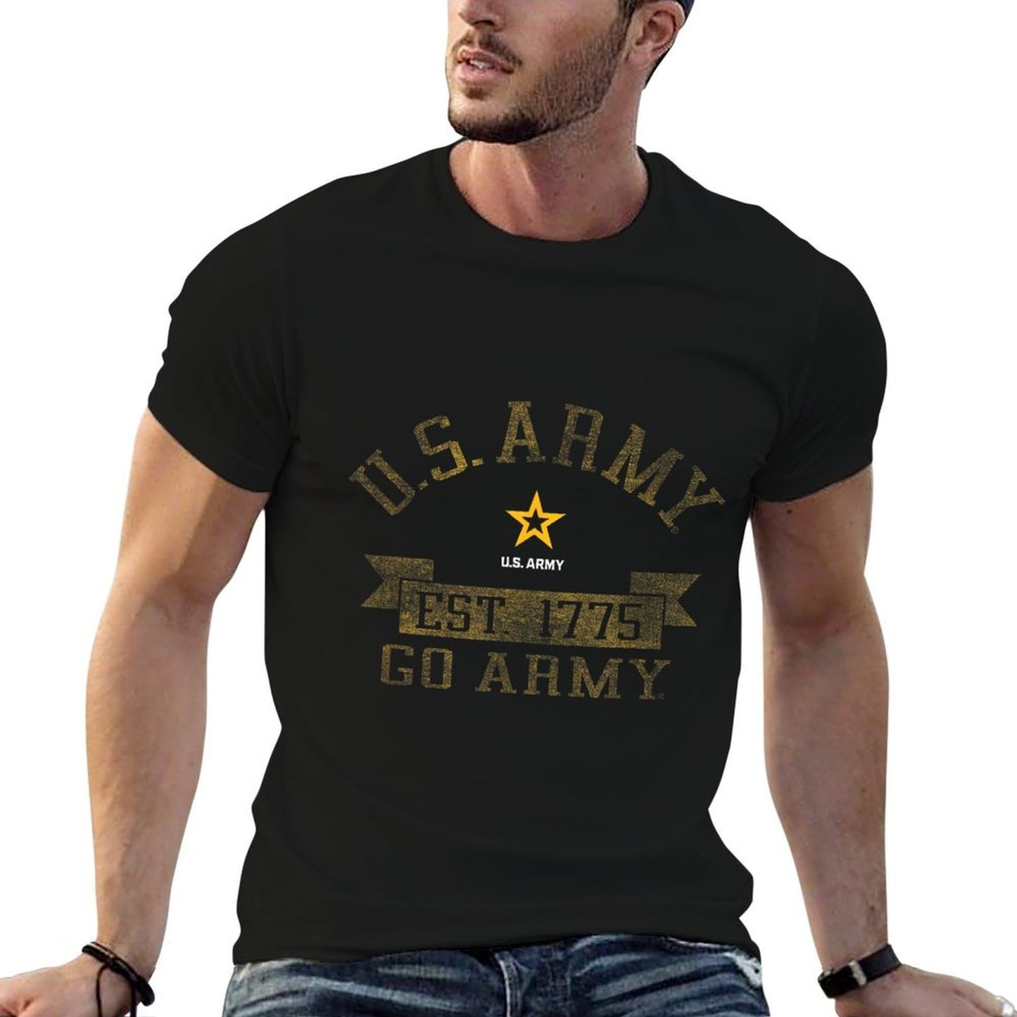 Military Army United States Vintage Go Green  Classic T-Shirt