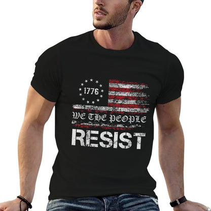 Resist Trump Protest Anti Political US We The People  Vintage-inspired T-Shirt