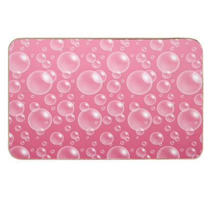 Ombre Pink Bubbles  Absorbent Bath Mat