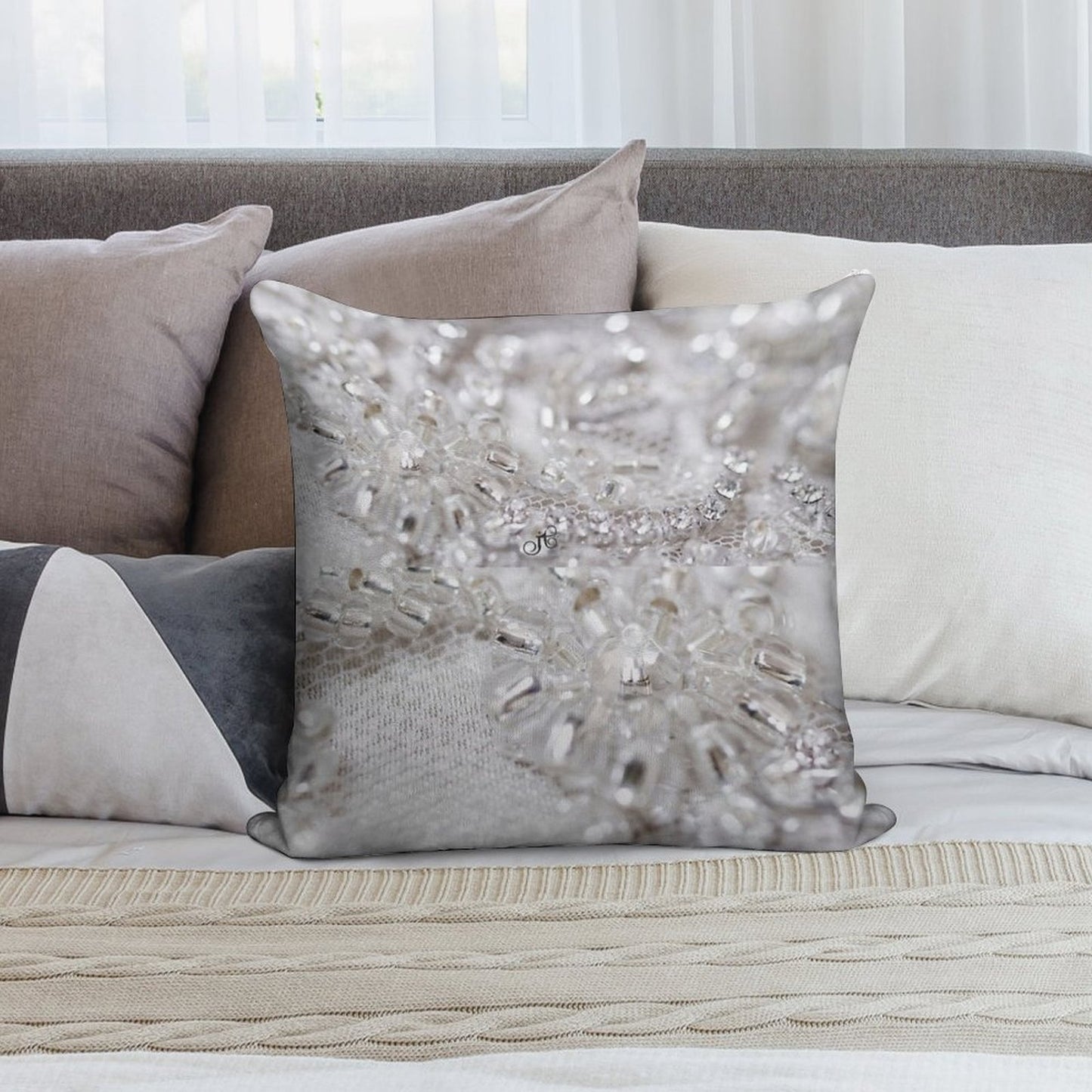 Cristal Soft Decorative Cover Throw Pillow