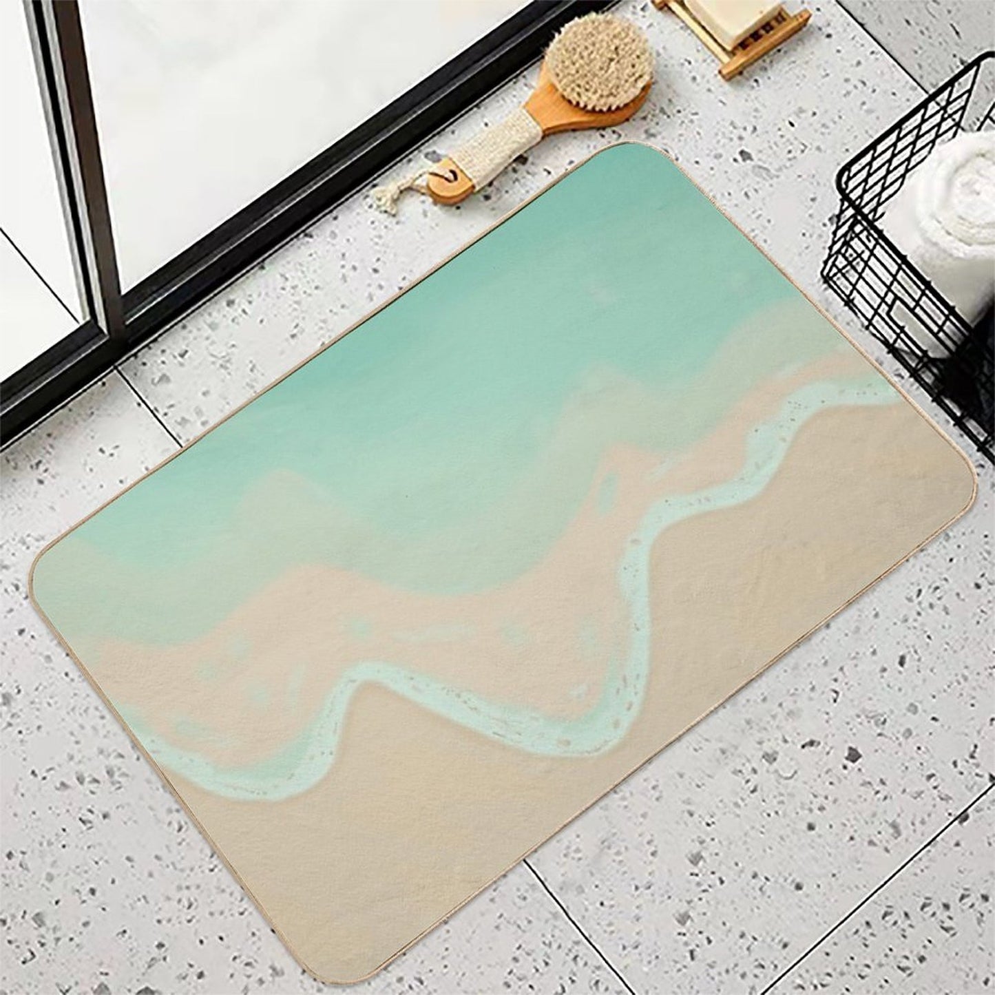 Beautiful Beach  Odorless Bath Mat
