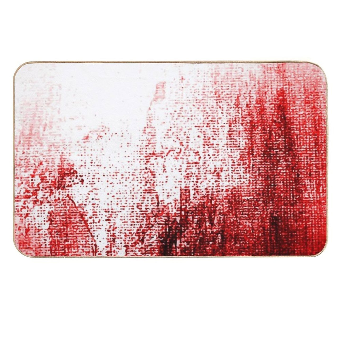 Abstract Bloody Pattern  Anti-Trip Bath Mat