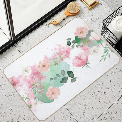 Spring Florals  Slip-Resistant Bath Mat
