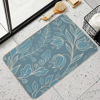 Blueprint Color of The Year - Floral  Repositionable Bath Mat