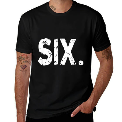 Kids Sixth Birthday Boy, Six Year Old Birthday Boy Outfit  Fade-proof Color T-Shirt