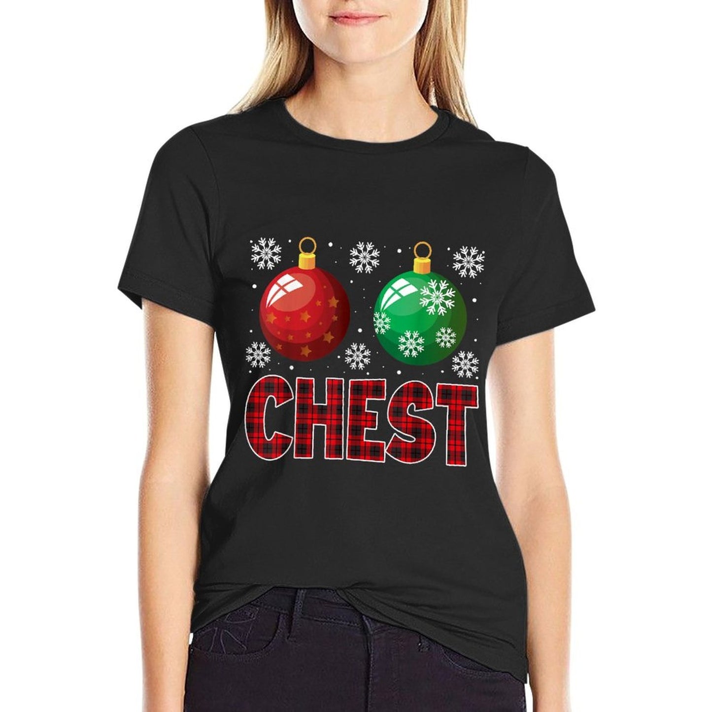 Chest Nuts Christmas T Matching Couple Chestnuts  Breathable T-Shirt