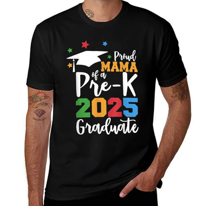 Proud Mama of A Pre-K 2025 Graduate Class of 2025 Graduation  Lightweight T-Shirt