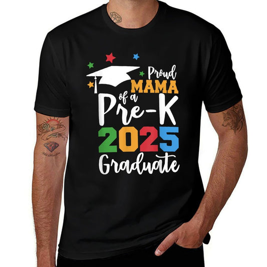 Proud Mama of A Pre-K 2025 Graduate Class of 2025 Graduation  Lightweight T-Shirt