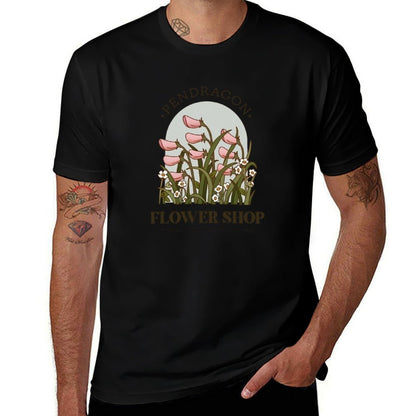 Pendragon Flower Shop - Howl's Moving Castle Inspired Design  Polyester Blend T-Shirt