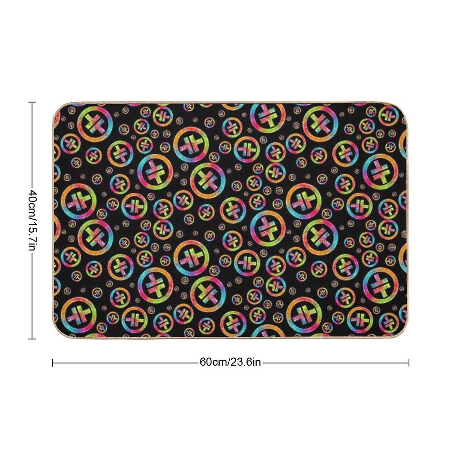 Take That Neon Symbol  Multi-Purpose Bath Mat