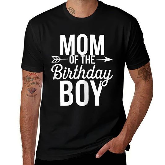 Mom Of The Birthday Boy Women Birthday Boy Mom  Eco-friendly Material T-Shirt