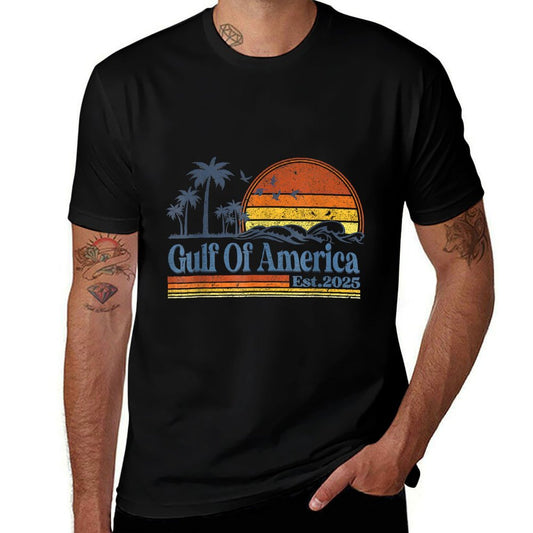 Gulf of US America Shirt Retro Golf of US America Shirt Relaxed-fit T-Shirt