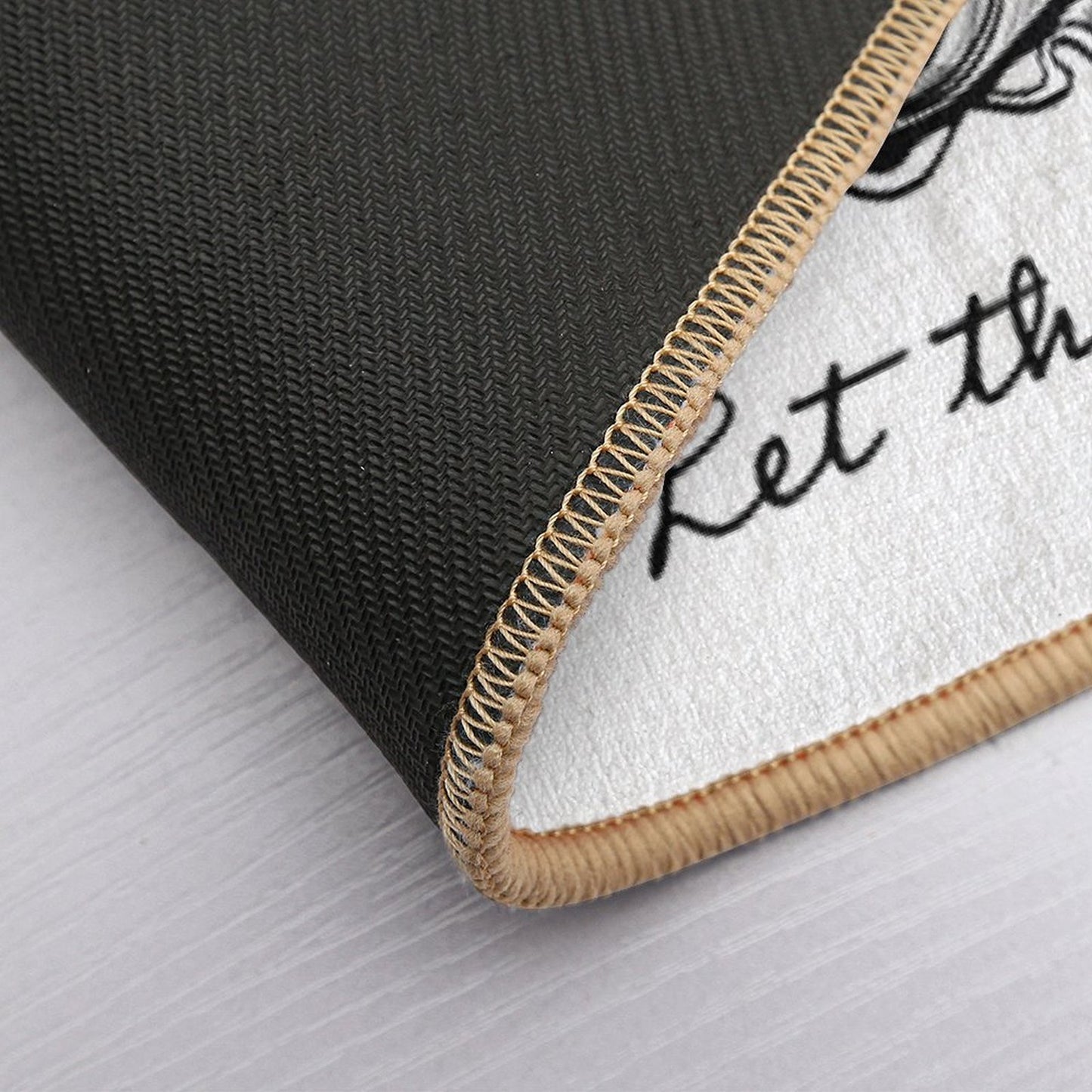 Let That Shit Go. - Buddhism Quote Durable Bath Mat