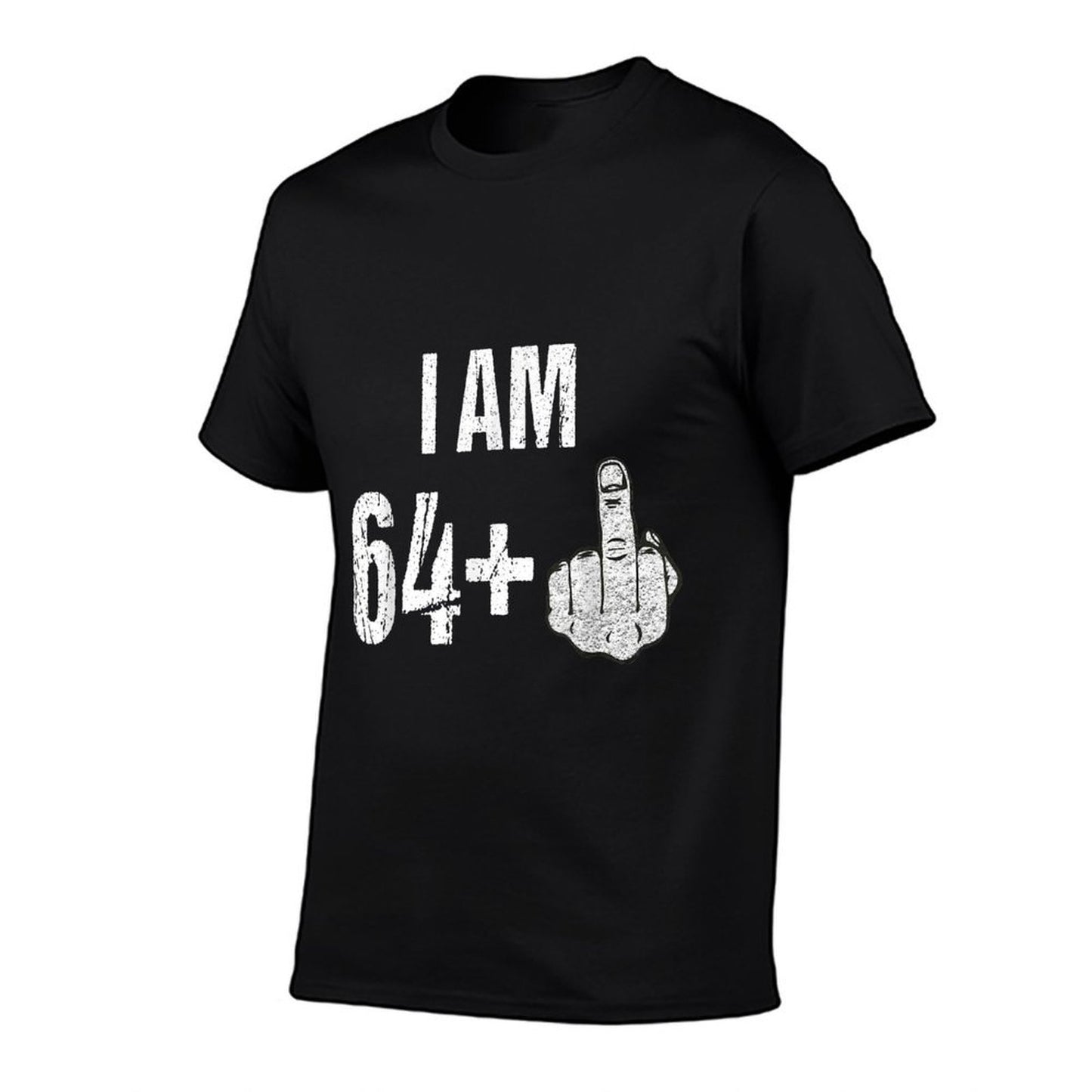 Vintage 1954 65th Birthday I Am 64 Plus Middle Finger  Summer-ready Fabric T-Shirt