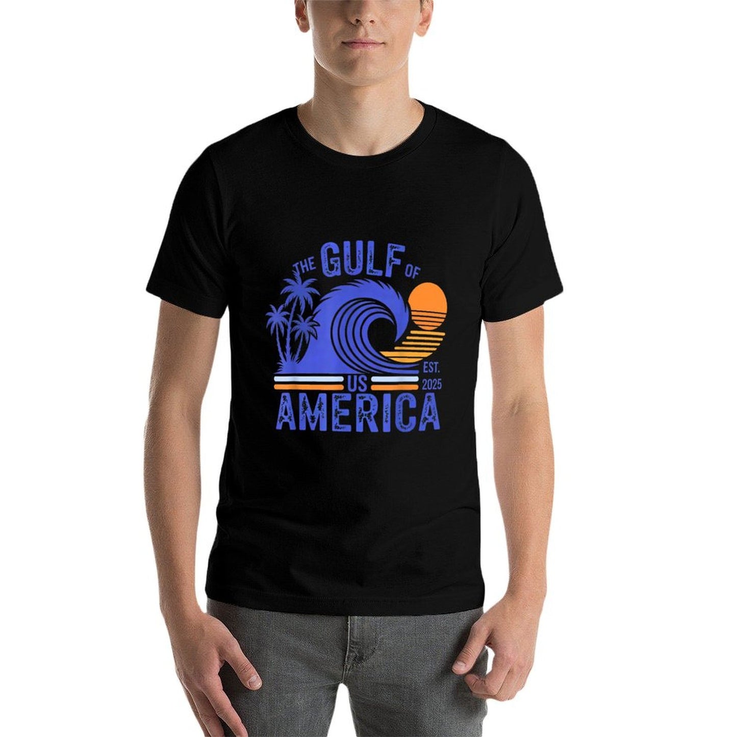 THE Gulf of US America Design - Gulf of US America Odor-resistant T-Shirt