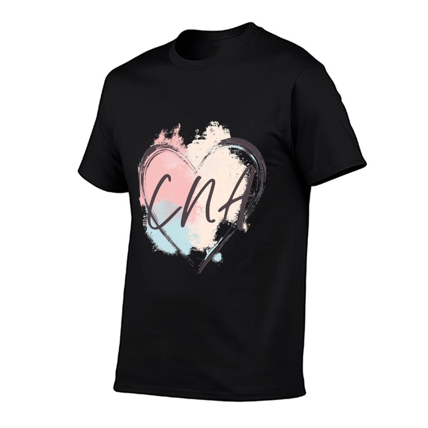 CNA Certified Nursing Assistant - Nurse Heart Pastel Pretty  Odor-resistant T-Shirt