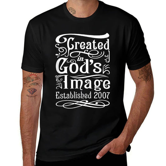 18 Year Old Christian Jesus And God 2007 18th Birthday  Stretchy T-Shirt