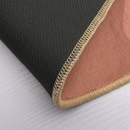 Brown Wavy Lines  Eco-Friendly Bath Mat