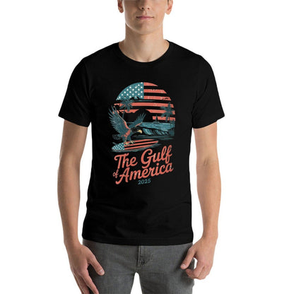 Womens Gulf of USA America Shirt Vintage 60s 70s 80s Gulf of USA V-Neck Affordable Price T-Shirt