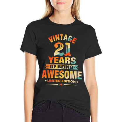 21 Year Old Gifts Vintage 2000 Limited Edition 21st Birthday  Odor-resistant T-Shirt