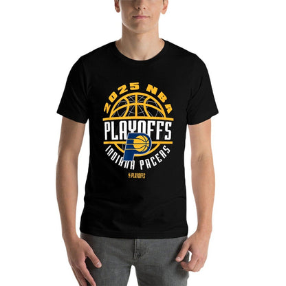 NBA Official Indiana Pacers 2025 Playoffs Game Time  Odor-resistant T-Shirt