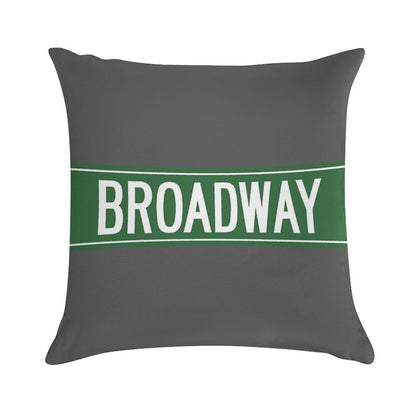 BROADWAY, NYC Soft Gift Ready Throw Pillow