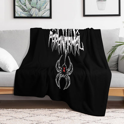 Twin Paranormal Merch Tp Webbed Widow Sustainable Throw Blanket