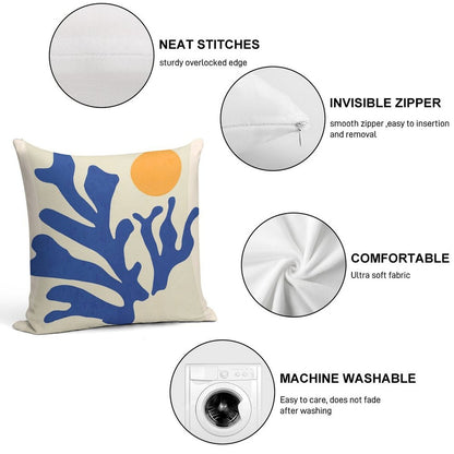 Sunshine Matisse Soft Shrink-Resistant Throw Pillow