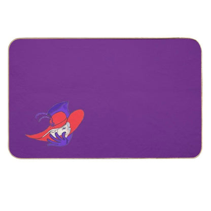 Lady with A Red Hat  Anti-Trip Bath Mat