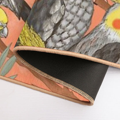 Cockatiel Fun  Long-Lasting Bath Mat