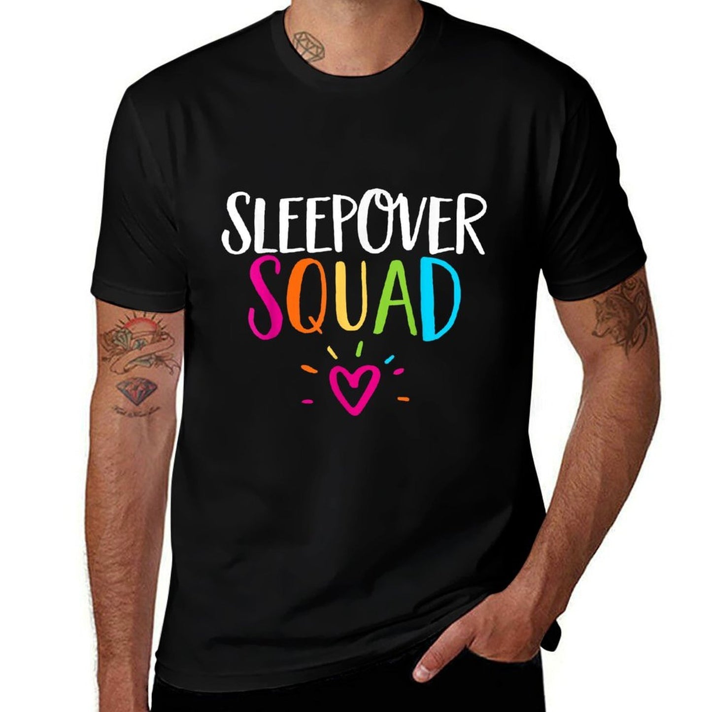 Sleepover Squad Slumber Party Squad Pajama Crew  Eco-friendly Material T-Shirt