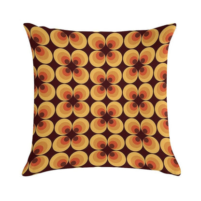 Retro Orange Soft Style Accent Throw Pillow