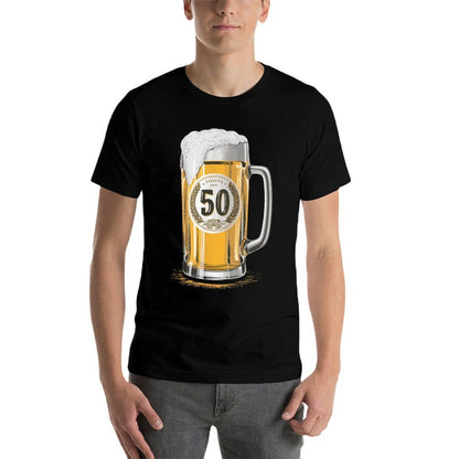 Beer Humor Men Father 50th Birthday Comfortable T-Shirt
