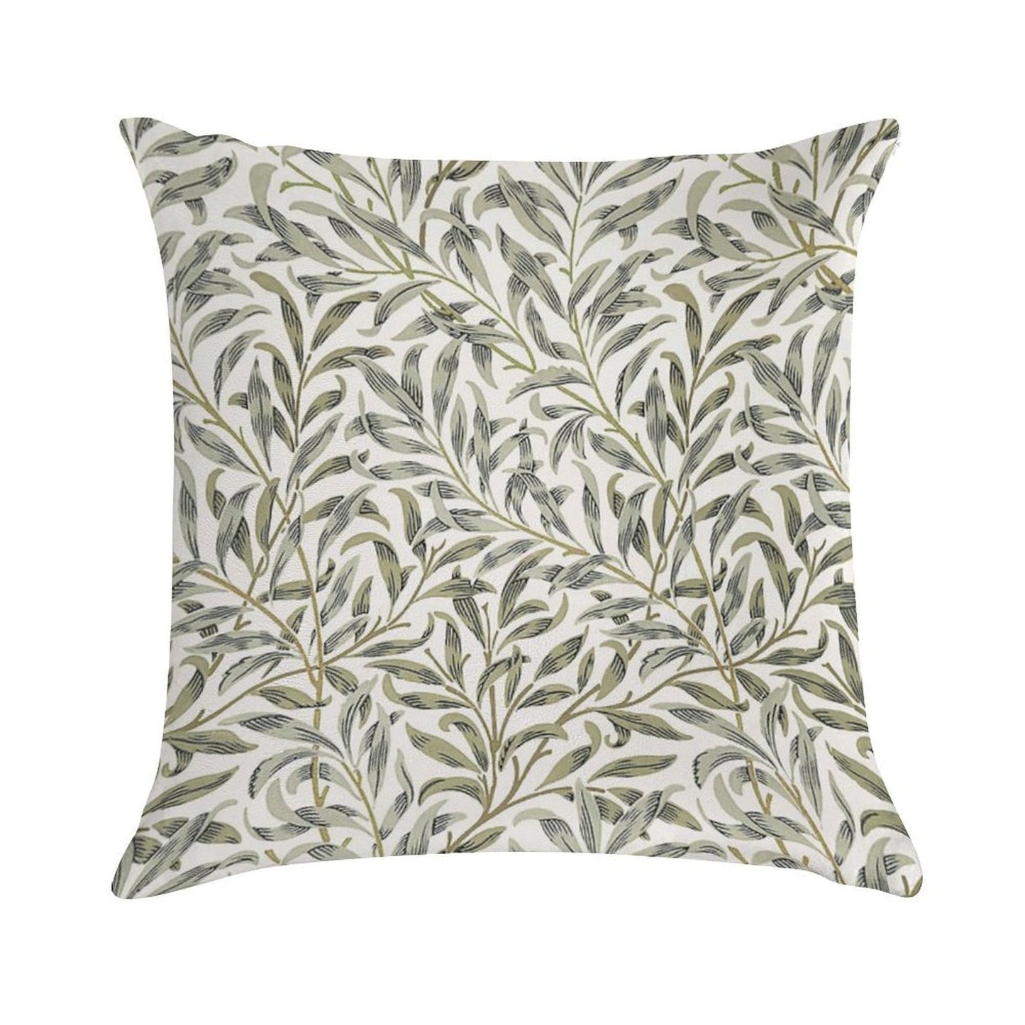 William Morris Willow Sage Soft Bedroom Essential Throw Pillow