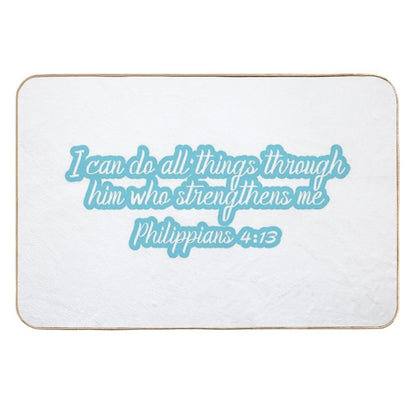 Philippians 413 Durable Bath Mat
