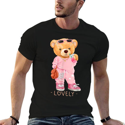 Men's Women's Kids Teddy Bear Graphic Cool Designs Funny  Moisture-wicking T-Shirt