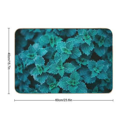 Cold Green  Fade-Resistant Bath Mat