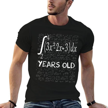 Funny Math Geek 50th 50th Birthday Integral Calculations  Vintage-inspired T-Shirt