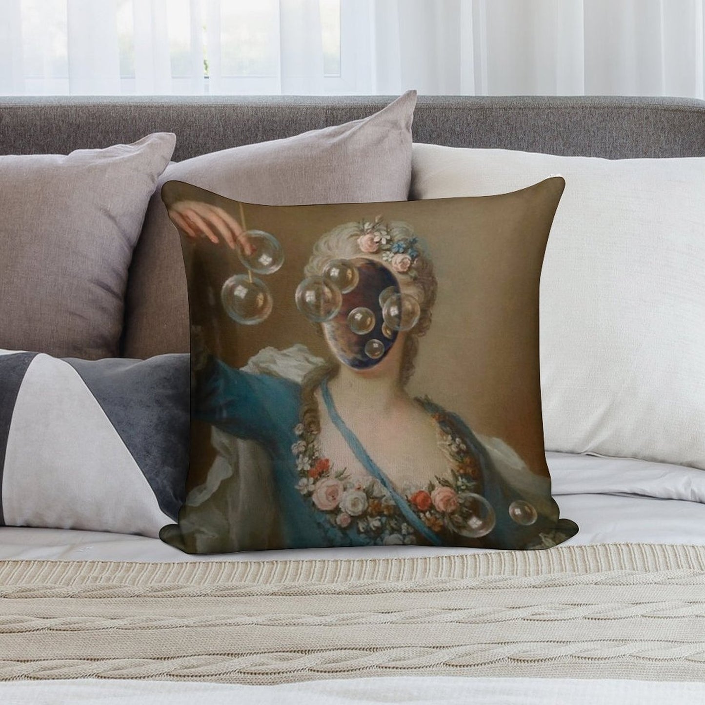 THE MITIGATED LIFE⠀ Soft Multiple Sizes Throw Pillow