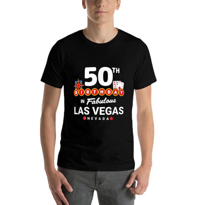 Las Vegas Birthday Party - 50th Birthday - Vegas Birthday  Quick-drying T-Shirt