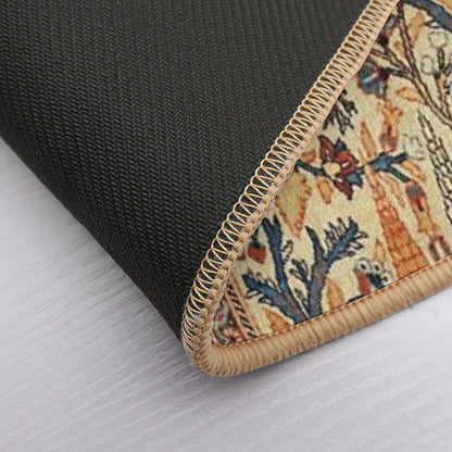 Tabriz Tree of Life Persian Rug Print Durable Bath Mat