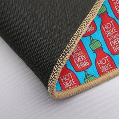 Hot Sauce on Everything  Versatile Bath Mat