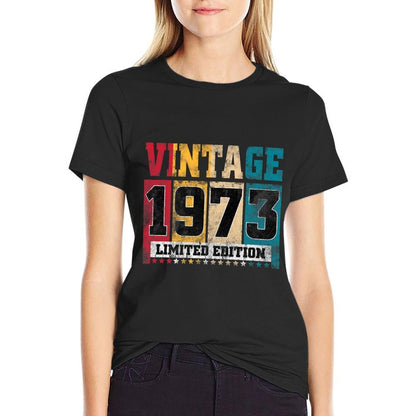 50 Years Old Gift Vintage 1973 Limited Edition 50th Birthday Premium  Classic T-Shirt