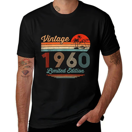 Vintage 1960 Limited Edition 65 Year Old Gifts 65th Birthday  Polyester Blend T-Shirt