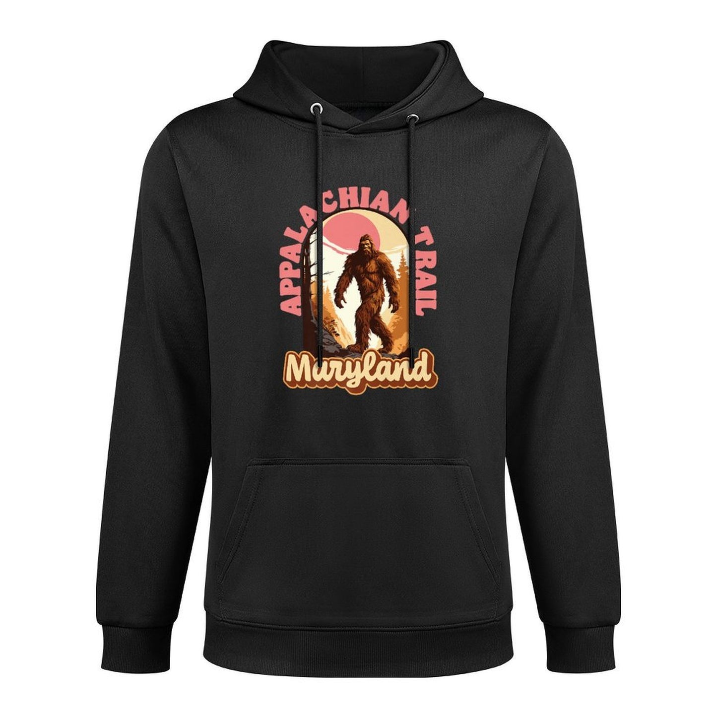 Maryland Appalachian Trail Vintage Hiking Bigfoot Sasquatch Premium Unisex Design Hoodie