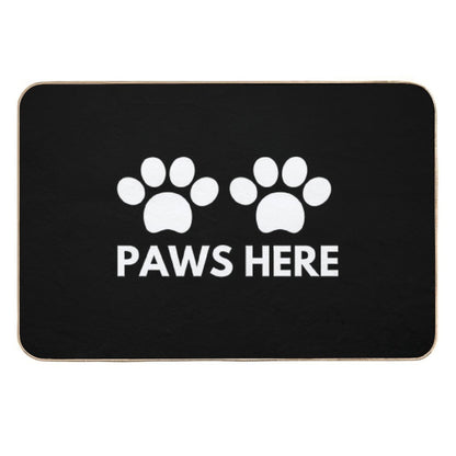 Paws Here  Rapid-Drying Bath Mat